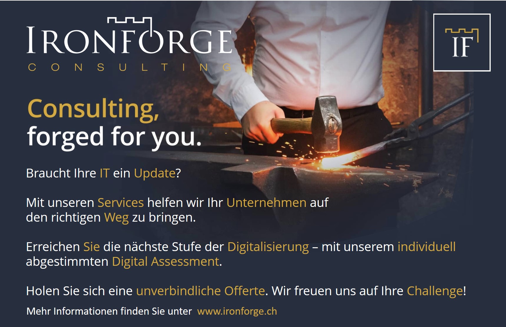 Ironforge Consulting forged for you.